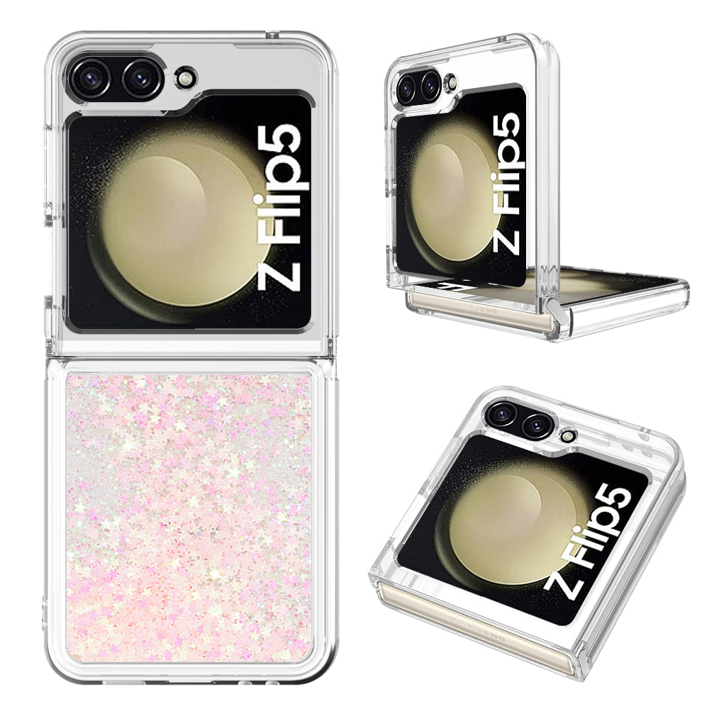 YB Quicksand Series-1 Liquid Phone Case for Samsung Galaxy Z Flip5 5G Floating Glitter Soft TPU Protective Cover YB Quicksand Series-1 Liquid Phone Case for Samsung Galaxy Z Flip5 5G Floating Glitter Soft TPU Protective Cover
